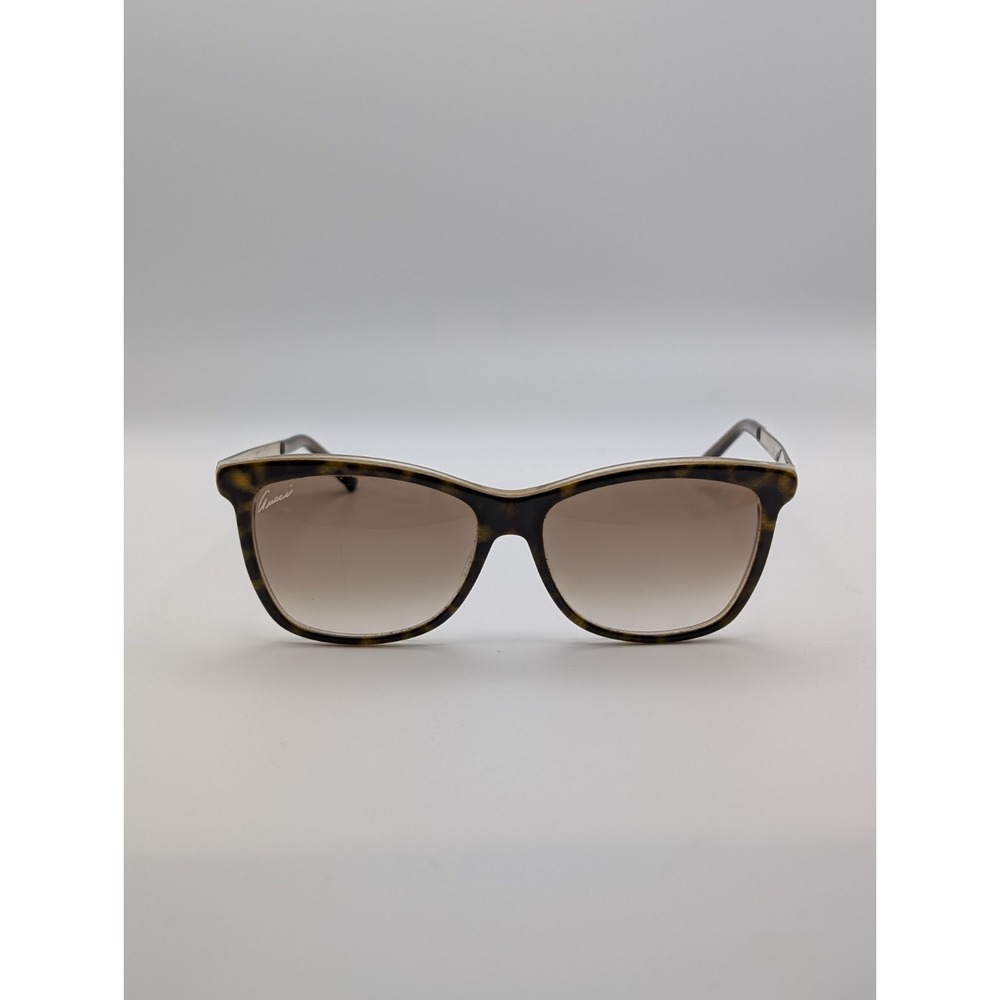Gucci Brown Tortoiseshell Gradient Lens Sunglasses
